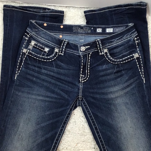 Miss Me Denim - Miss Me JS5014B100 saddle stitch jeans 30